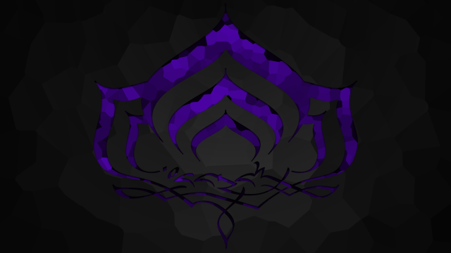 Purple flower black background stylized free wallpaper for desktop - medium preview image