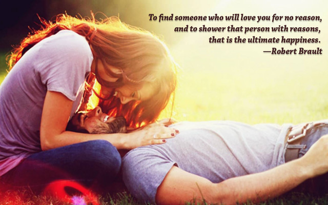 Man woman grass quote love free wallpaper for desktop - medium preview image