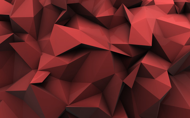 Large red shapes low ground free wallpaper for desktop - medium preview image