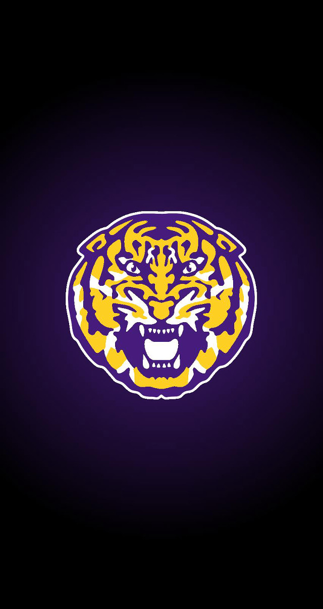 Tiger head purple background black free wallpaper for mobile - medium preview image