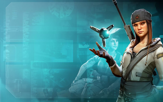 Woman gun sci fi sots free wallpaper for desktop - medium preview image