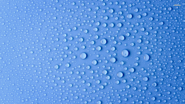 Blue background water drops white free wallpaper for desktop - medium preview image