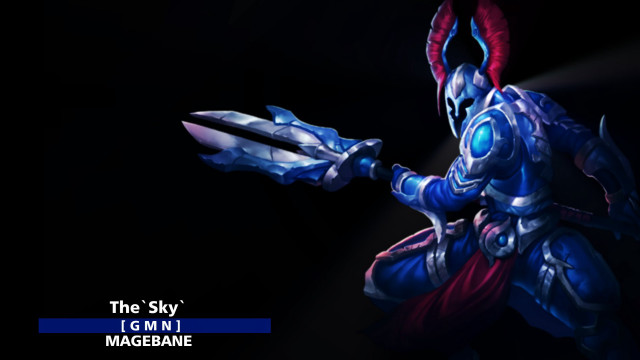 Man blue suit sword glowing #2 free wallpaper for desktop - medium preview image