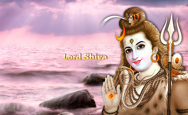 Lord shivra sword fish sunset free wallpaper for desktop - medium preview image