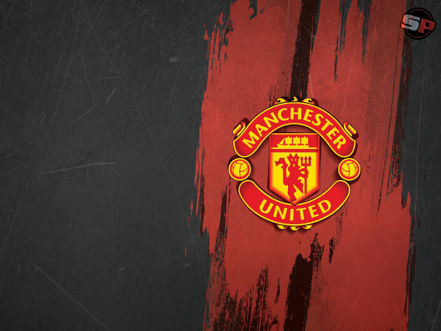 Red black wall manchester united free wallpaper for desktop - medium preview image