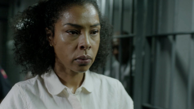 Concerned woman prison cell man free wallpaper for desktop - medium preview image