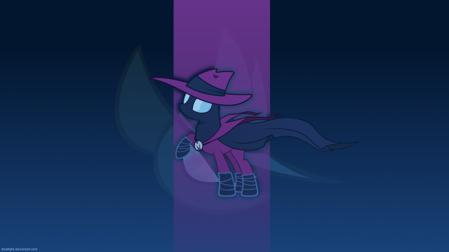 Cartoon pony hat purple tail free wallpaper for desktop - medium preview image