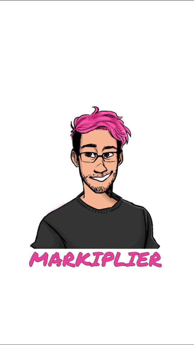 Man pink hair glasses face free wallpaper for mobile - medium preview image