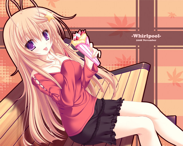 Girl bench coffee book relaxing free wallpaper for desktop - medium preview image