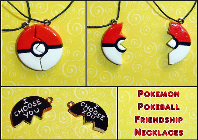 Pokemon pokeball necklaces jewelry cloisonnism free wallpaper for desktop - medium preview image