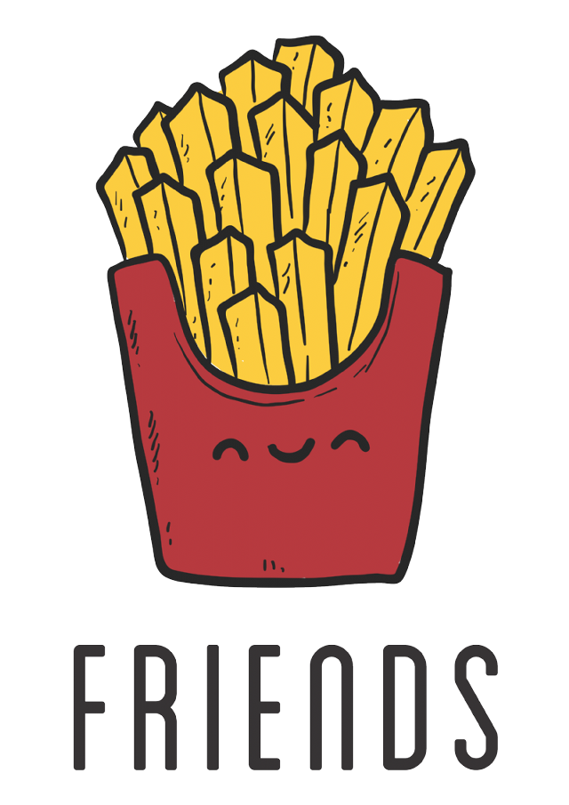 Red container fries white background free wallpaper for mobile - medium preview image