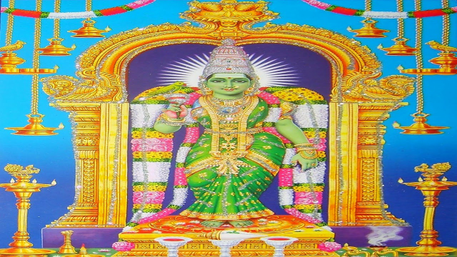 Hindu god throne candles blue free wallpaper for desktop - medium preview image