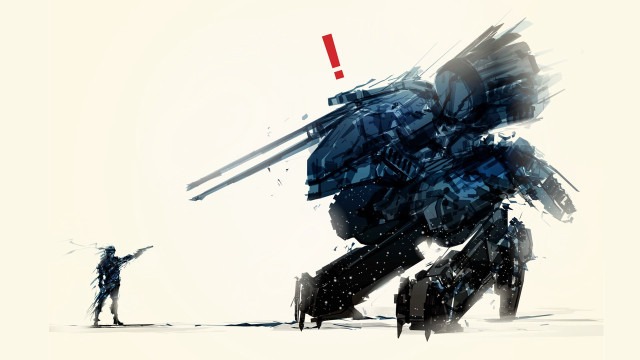 Man giant robot snow red free wallpaper for desktop - medium preview image