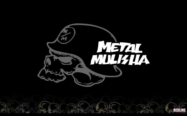 Black background skull helmet metal free wallpaper for desktop - medium preview image
