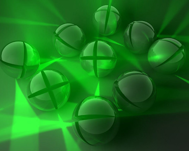 Balls green light cross black free wallpaper for desktop - medium preview image