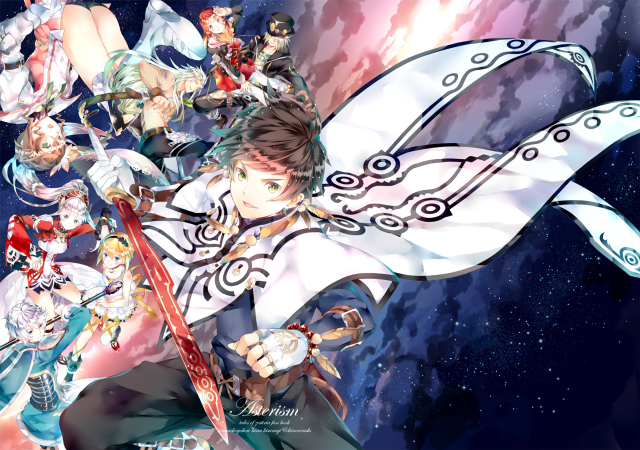 Anime characters swords wings sky free wallpaper for desktop - medium preview image