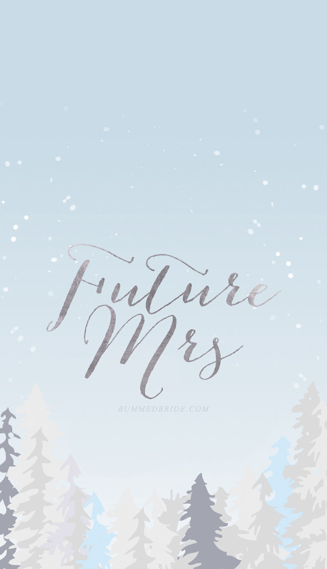 Snowy landscape trees words winter free wallpaper for mobile - medium preview image