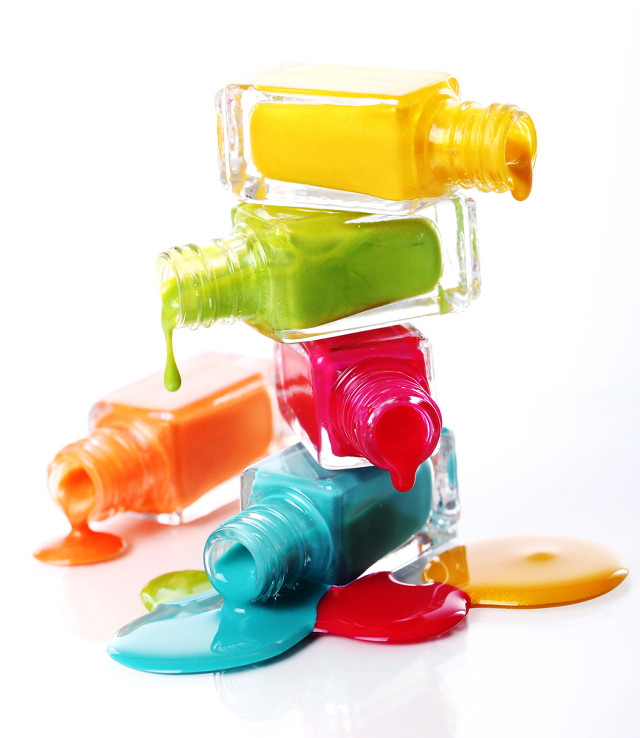 Paint bottles colorful spoons white free wallpaper for tablet - medium preview image