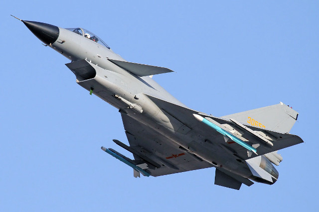 Fighter jet blue sky clouds #10 free wallpaper for desktop - medium preview image