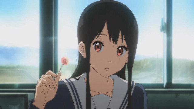 Girl long hair holding flower free wallpaper for desktop - medium preview image