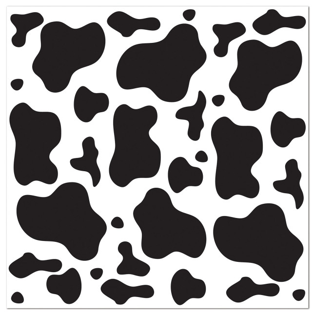 Cow pattern black spots white free wallpaper for tablet - medium preview image