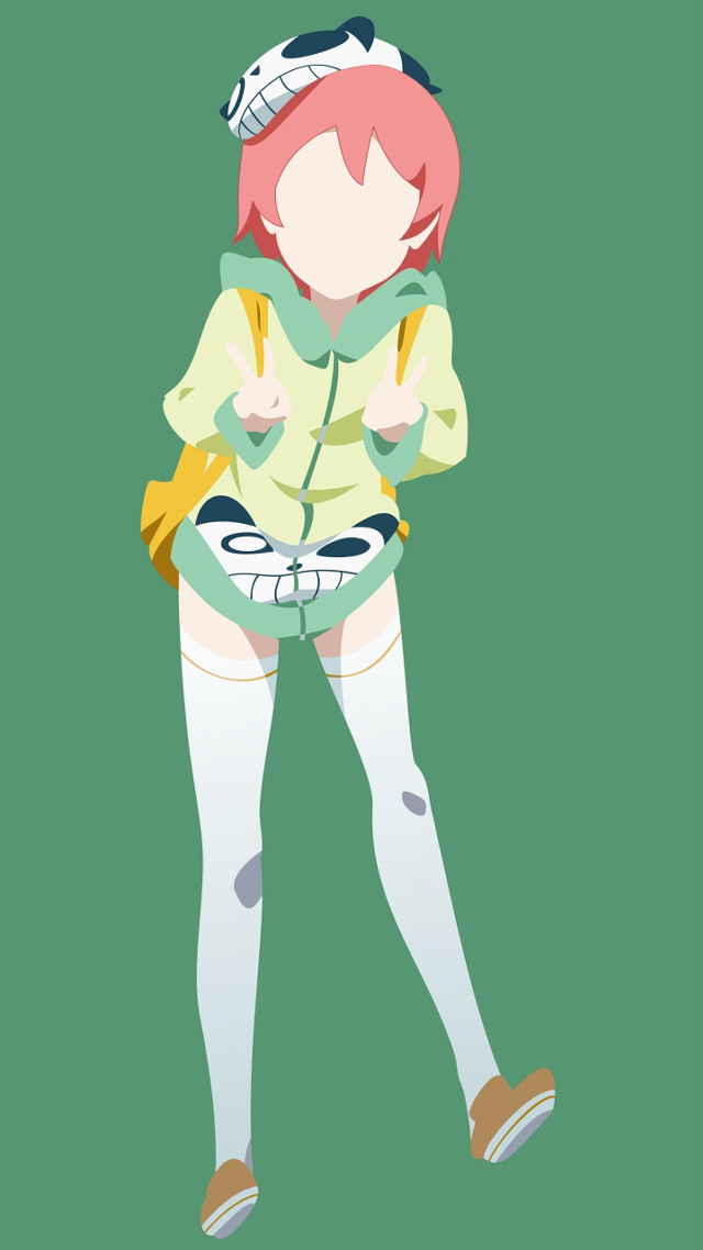 Woman green jacket yellow bag free wallpaper for mobile - medium preview image