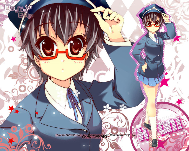 Sailor girl glasses star background free wallpaper for desktop - medium preview image