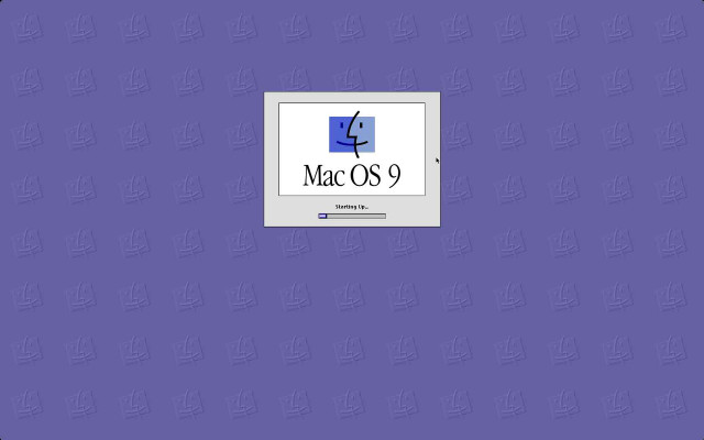 Purple background blue white logo free wallpaper for desktop - medium preview image
