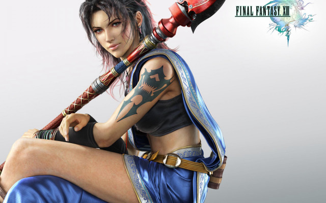 Woman sword chair tattoo arm free wallpaper for desktop - medium preview image