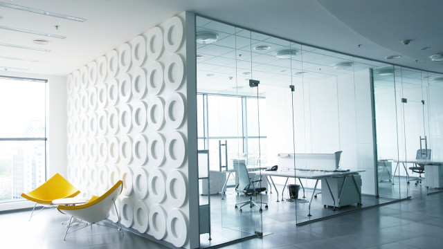 Room chair table window city free wallpaper for desktop - medium preview image