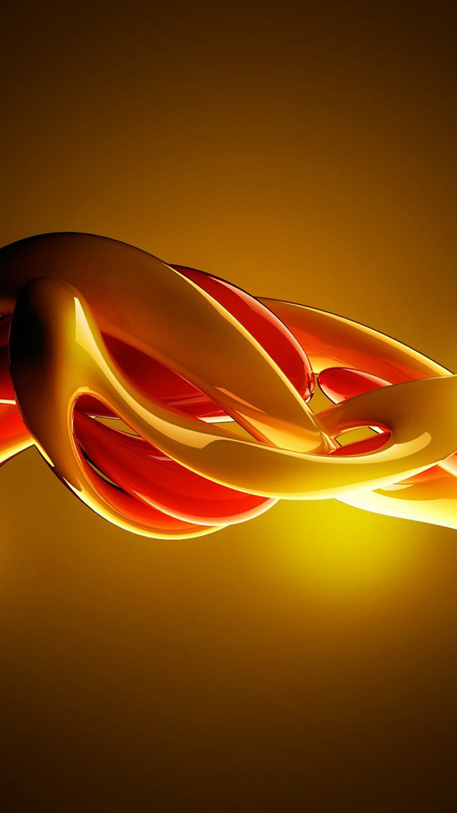 Yellow red object flying light free wallpaper for mobile - medium preview image