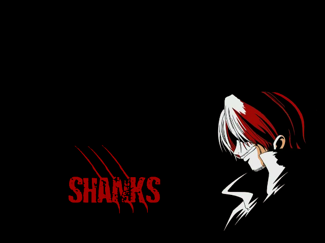 Shanks anime character red hair free wallpaper for desktop - medium preview image