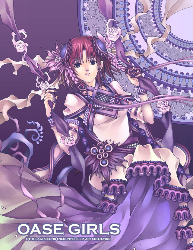 Woman purple dress purple background #3 free wallpaper for mobile - medium preview image