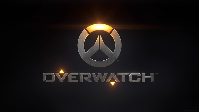 Overwatch logo dark background sunshine free wallpaper for desktop - medium preview image