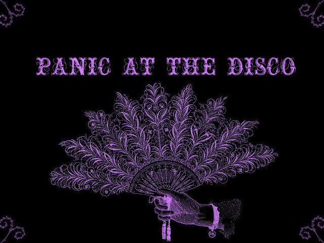 Purple hand fan panic black free wallpaper for desktop - medium preview image
