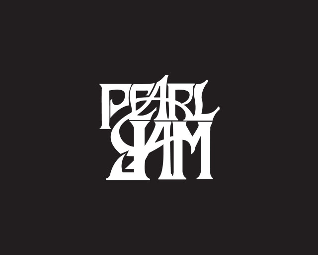 Black white logo pearl jam free wallpaper for desktop - medium preview image