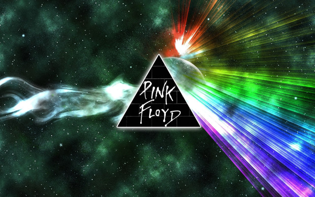 Triangle pink floyd galaxy background free wallpaper for desktop - medium preview image