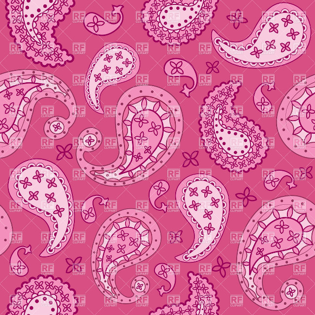 Pink paisley pattern flowers background free wallpaper for tablet - medium preview image