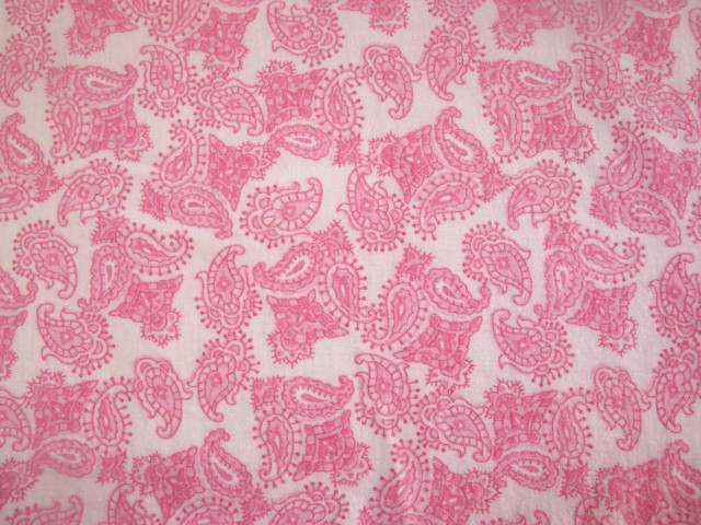 Pink white paisley print fabric free wallpaper for desktop - medium preview image