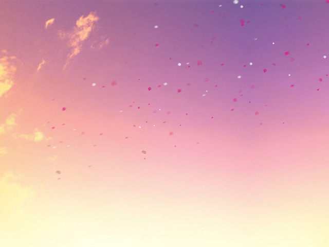 Pink yellow sky balloons dreamy free wallpaper for desktop - medium preview image