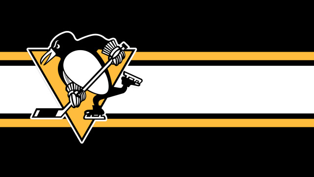 Pittsburgh penguins logo black yellow #2 free wallpaper for desktop - medium preview image