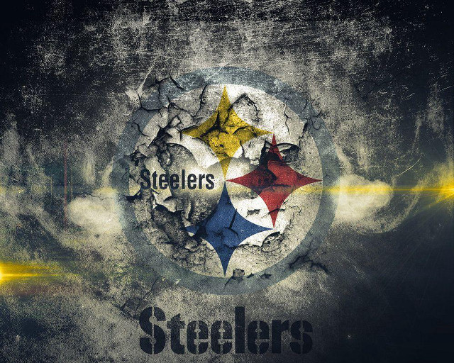 Pittsburgh football logo steeles yellow #2 free wallpaper for desktop - medium preview image