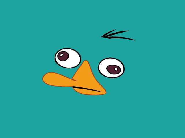 Cartoon bird big eyes long free wallpaper for desktop - medium preview image