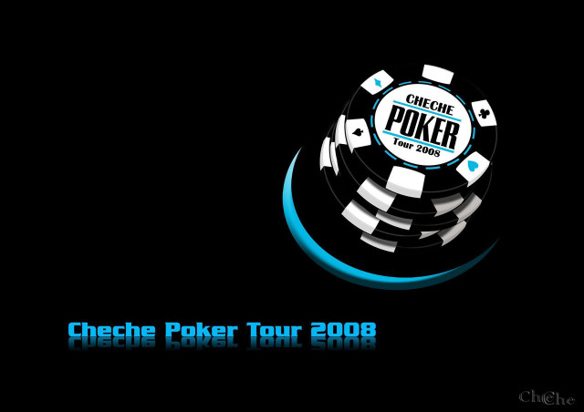 Black blue casino chip poker free wallpaper for desktop - medium preview image