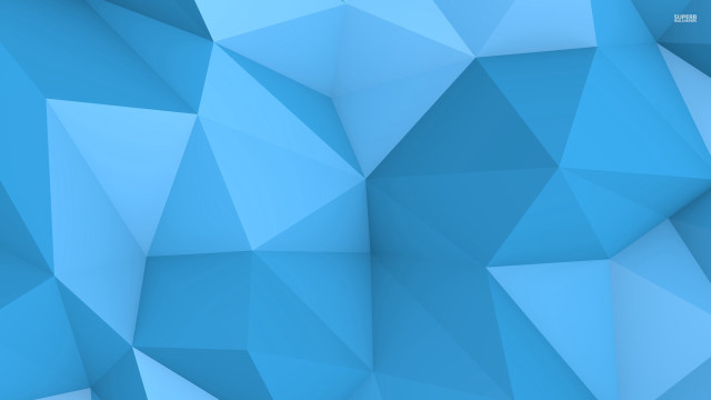 Blue abstract lowpoly background blurred free wallpaper for desktop - medium preview image