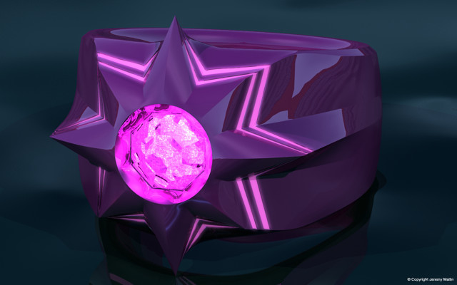 Purple ring star pink light free wallpaper for desktop - medium preview image