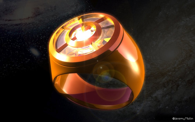 Ring light space star black free wallpaper for desktop - medium preview image