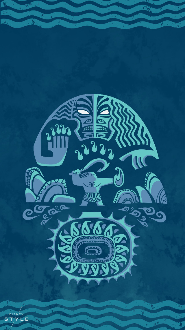 Blue green skull face fish free wallpaper for mobile - medium preview image