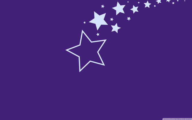 Purple background stars white outline free wallpaper for desktop - medium preview image