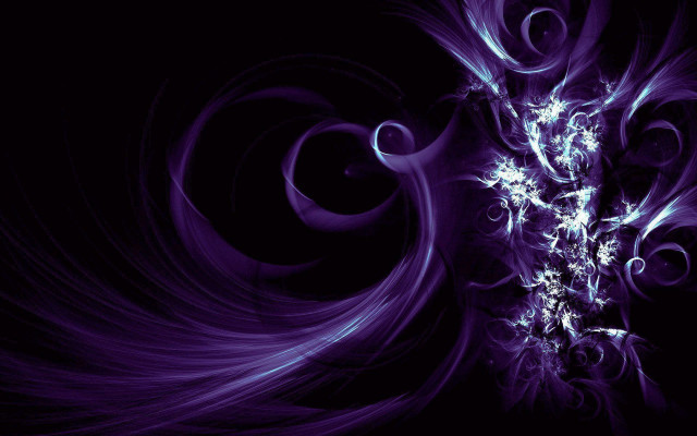 Purple abstract background swirly black free wallpaper for desktop - medium preview image